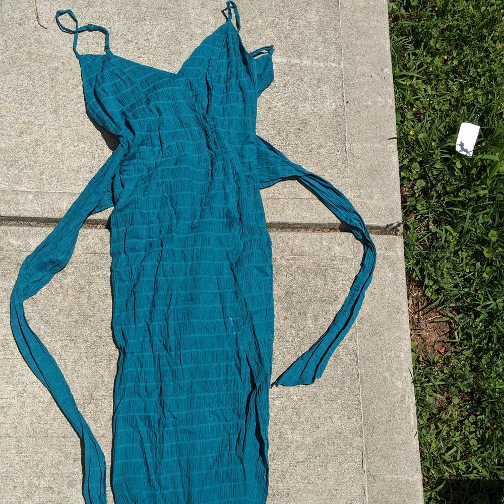 Vix Teal Dress